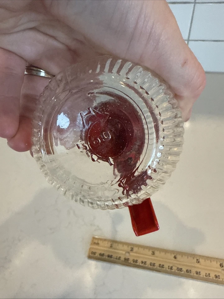 老式糖浆分配器,可能由 Hazel Atlas 或 Federal Glass 制造。 — 第 3/4 张图片