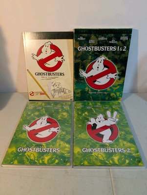 Ghostbusters 1 &2 DVDw/ Ghostbusters movie scrapbook