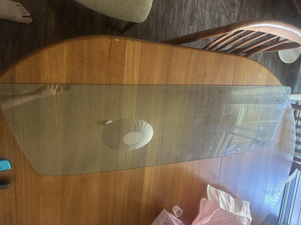 Toyota Pickup 1984-1995 cabina estándar ventana trasera antideslizante vidrio fábrica Foto 3 de 3