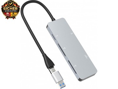 CFast 2.0 Card Reader, CFast Kartenleser USB C 3.0 und USB A, CFast Reader mit