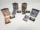Vintage Lot of 4 Sega Genesis Games Case, Manual Columns I, II, Ferrari, 688 Sub