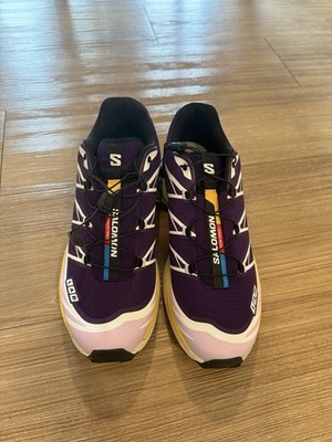 Salomon S/LAB Speedcross Trail Running Sneakers Low Top Lace Up Purple/White
