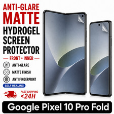 Google Pixel 10 Pro Fold Hydrogel Screen Protector Front Inner Anti-Glare