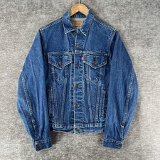 Vintage 1986 Levi’s 70506-0216 Type III Denim Trucker Jacket USA Made 36 L Blue