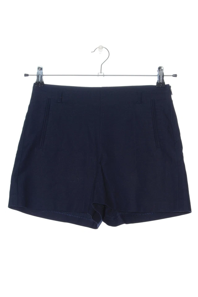 OODJI ULTRA Hot pants Donna Pantalone corto Taglia IT 42 blu stile casual - Immagine 4 di 4