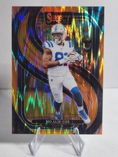 2024 Panini Select - Premier Level Mo Alie-Cox #184 Orange Shock Prizm /399