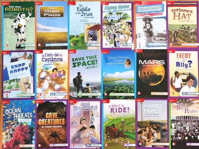 18 Titles McGraw Hill Grade 5 Leveled Readers Homeschool/Classroom/tutor 