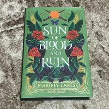 Sun of Blood and Ruin by Mariely Lares (2023, HC) Fairy Loot Edition Signed