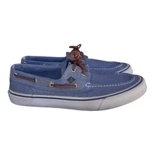 Sperry Top Sider Boat Shoes Loafers Men’s Sz 10.5 Bahama II Baha Chambray Blue