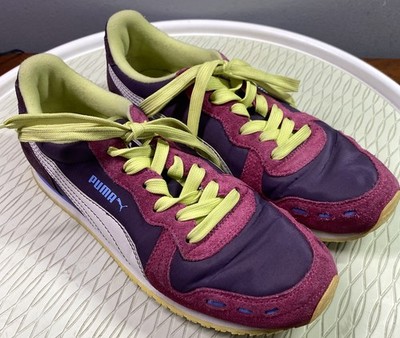 Puma Cabana Racer II - Fuschia/Purple Suede/Nylon Shoes Running Sneakers-Sz. 7.5