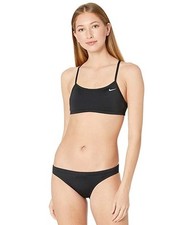 Nike Women's Swim Racerback Bikini Set Black, X-Large