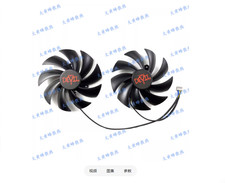 Graphics Card Cooling Fan For POWERCOLOR DATALAND RX580 590 Red Devil