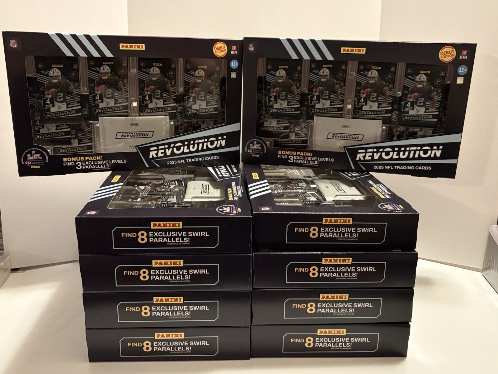 (10 Box Lot) 2025 Panini Revolution Football Bundle Box New Sealed TRAVIS HUNTER