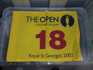 Royal St.George's 2003 Open Championship Pin Flag Brand New