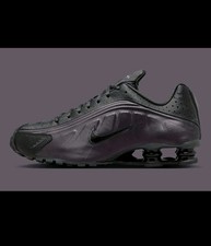 Nike Shox R4 Black Cave Purple Off Noir Black HQ1988-500 Men's 9