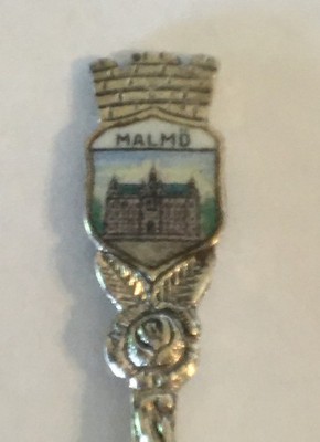 Malmo Sweden Vintage Souvenir Spoon Collectible
