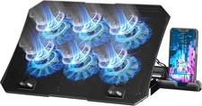 Base Refrigerante Para Laptop 15.6 Pulgadas Con 6 Ventilador Soporte De Tel fono