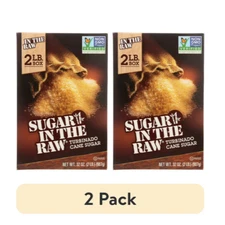 (2 pack) Sugar In The Raw Turbinado Cane Sugar 32 oz