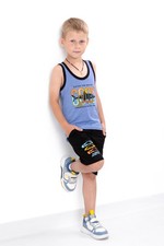 Boys  Summer Set   Breathable Tank Top  Elastic Shorts, Summer, Nosi svoe 6...