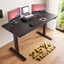 Electric Standing Desk Adjustable - 48 x 24 Inch Sit Stand up Desk