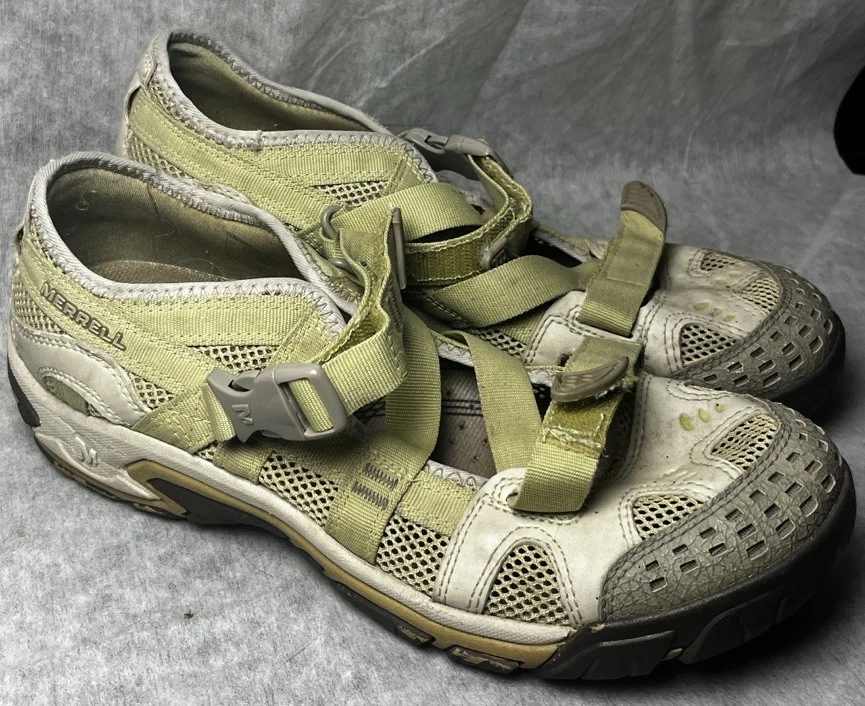 Merrell Unifly Pale Green Vibrant Hiking Trail Water Sandal Shoes Women’s US 8 - Image 3 of 4