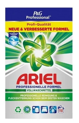 ARIEL P&G PROFESSIONAL Lessive en poudre Formule Professionnelle 6,6 kg 110 lav - Photo 1/4