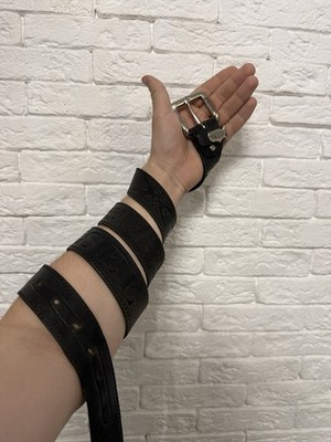 Vintage Diesel Y2K Leather Belt America`s Original USA Length