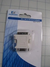 Kingwin ADP-04 DVI (M) to VGA HD (F) Adaptor NEW