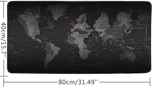 XXL Gaming Mouse Mat Extended & Extra Large Mouse Pad 80 * 40 Map - Picture 3 of 7