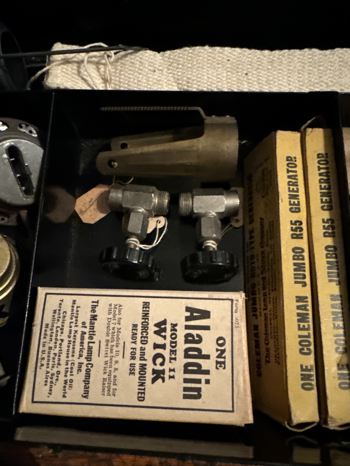 COLEMAN LANTERN COMPANY ANTIQUE PARTS BOX