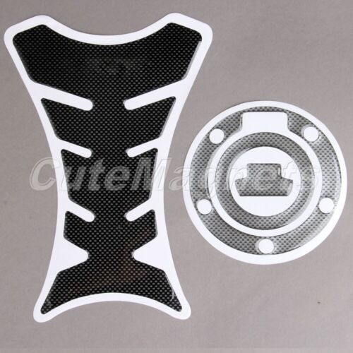 Fuel Tank Decal Carbon Gas Pad Cap Sticker Suzuki GSX-R 1000 2000-2002 GSX1400 - Picture 2 of 10