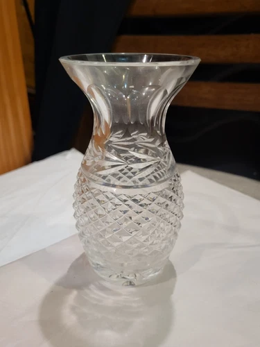 Waterford Glandore Flared Vase 5.5" Elegant Vintage Crystal