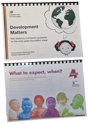 EYFS Development Matters & What to Expect in Full updated 2024