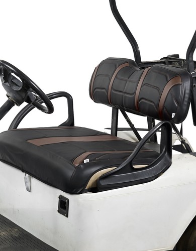Golf Cart Cover Front Seat Covers No Staple Need For EZGo TXT Front Seats - Picture 33 of 34
