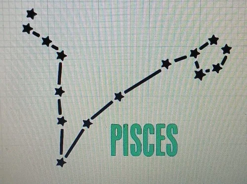 Pisces Zodiac Decal