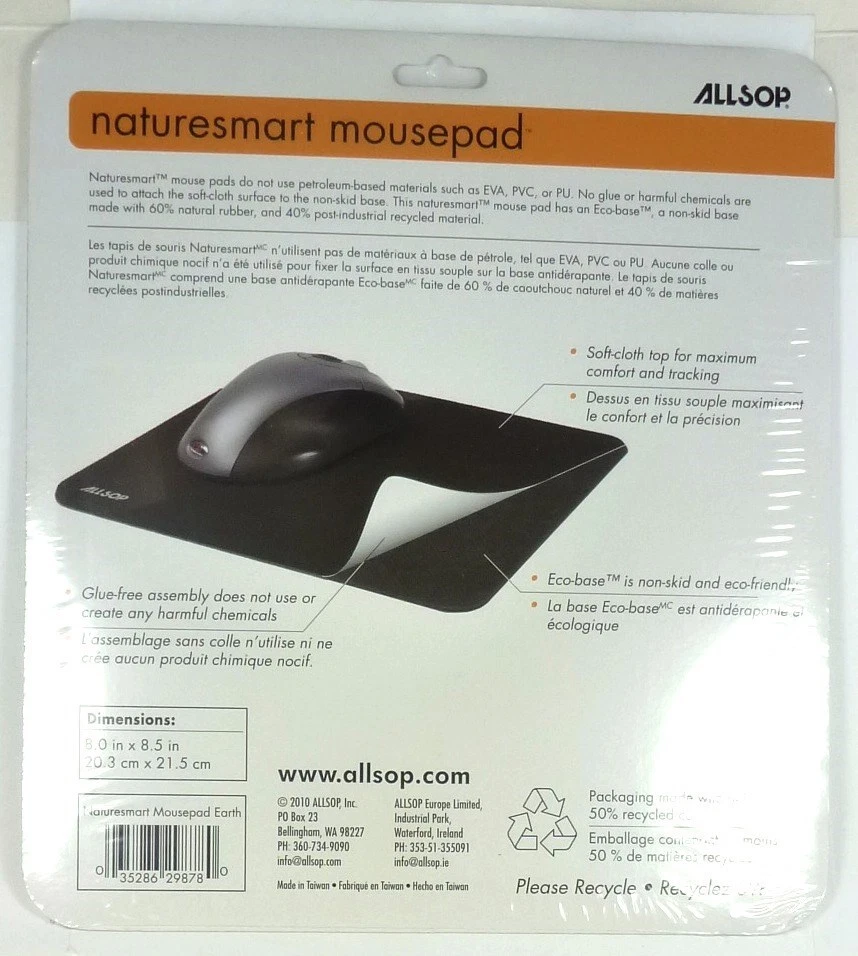 ALLSOP 29878 NatureSmart Mouse Pad (Earth) - Image 3 of 3