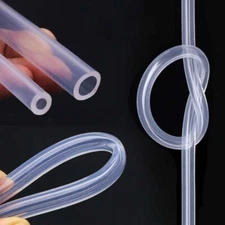 Clear Food Safe Silicone Soft Tubing Peristaltic Pump Hose Milk Hose -All Sizes