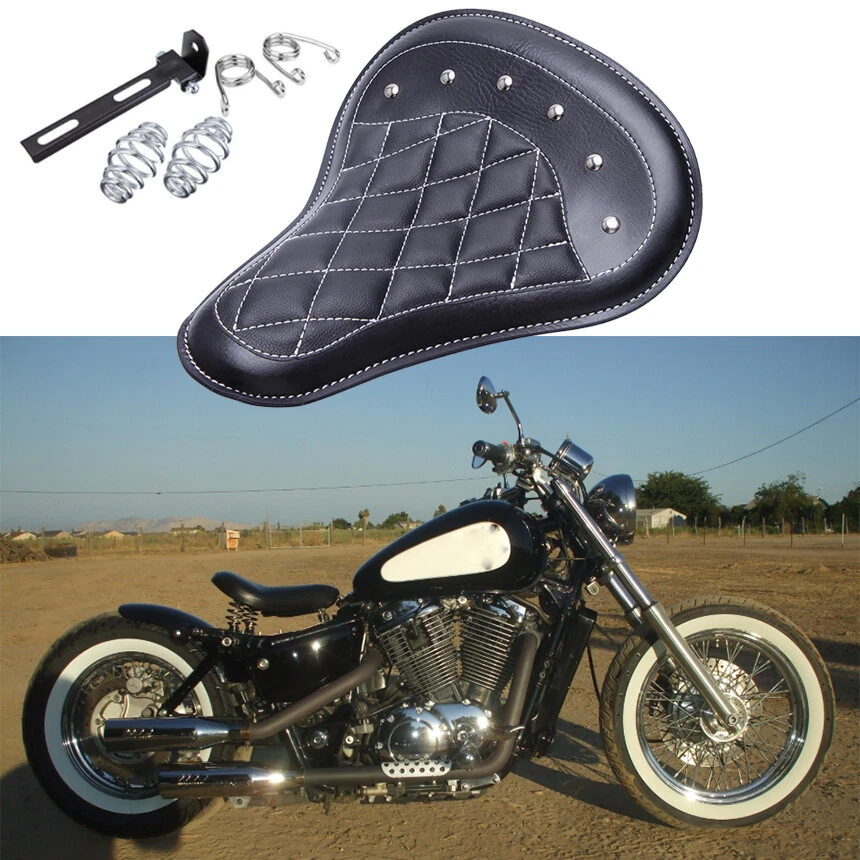Muelle de asiento individual grande para motocicleta Harley Davidson Softail Roadster Bobber Foto 2 de 4