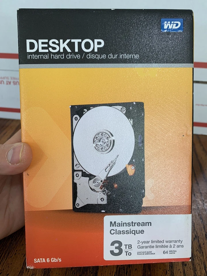 Brand New WD 3TB 3.5 Inch Desktop Internal Hard Drive WDBH2D0030HNC-NRSN - Image 3 of 4