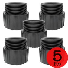 Lot of 5 PCS. Sch 80 PVC 4" Male Adapter Socket X Male NPT Thread