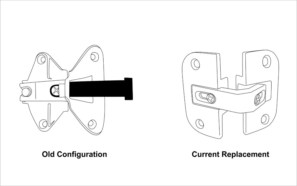 Bisagra de esquina de corte de pastel Grass 975 GHA90700 (repuesto Mepla SSP 17, 19 y 21) Foto 3 de 4