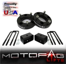 2" Front and 2" Rear Leveling lift kit for 2007-2019 Chevy Silverado Sierra GMC 