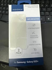 Insignia - Glass Screen Protector for Samsung Galaxy S23+ plus (2-Pack) - Clear