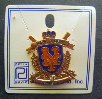 1988 NY METS Eastern Division Champions Tack Back Enamel PIN 1 1/4'' MOC
