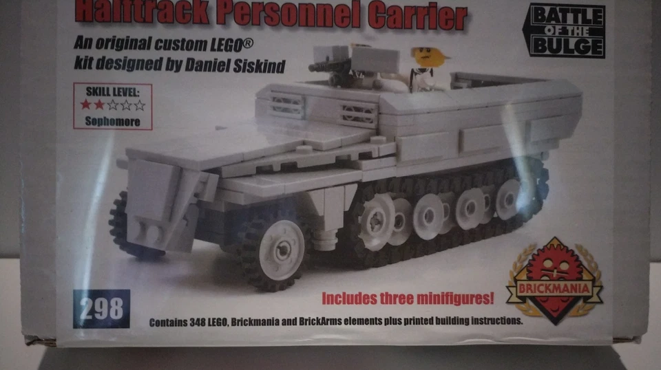 Brickmania SdKfz 251 Ausf D Halftrack Personnel Carrier BKM298 - Sealed - Rare - Image 3 of 4