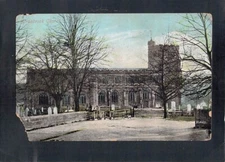 E1314 UK Cranbrook Church PU1909 Valentines vintage postcard