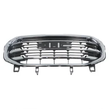 LABLT Front Bumper Grille For GMC Terrain SLT 2018-2021 W/Chrome Bar+Frame Grill
