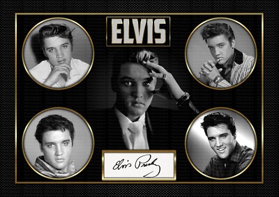 Elvis Presley - 1956 -  Exclusive Limited Edition - A4 Signed PHOTO PRINT