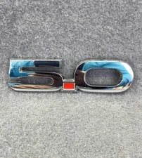 OEM 2015-18 FORD MUSTANG FRONT FENDER 5.0 EMBLEM BADGE #FR3B-16C149-AAW Used
