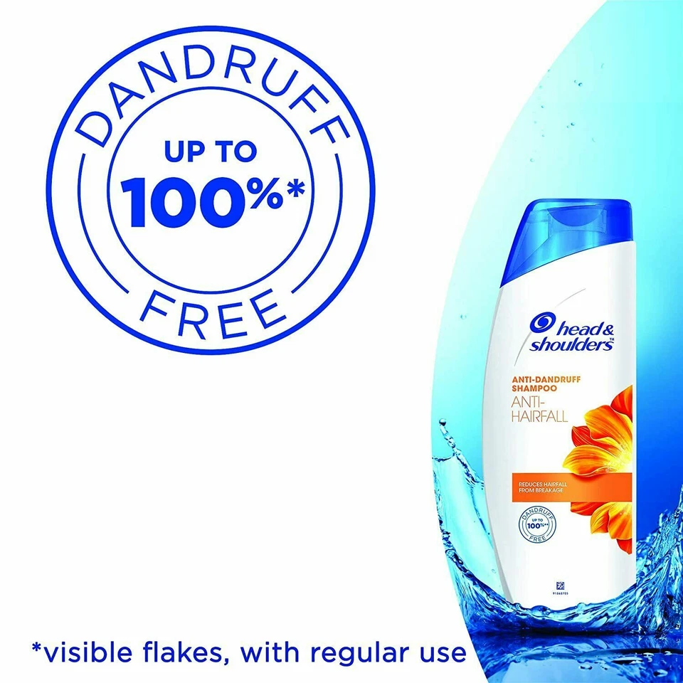 Head & Shoulders Anti Dandruff Shampoo Reduces HairFall From Breakage 340 ML - Image 4 of 4